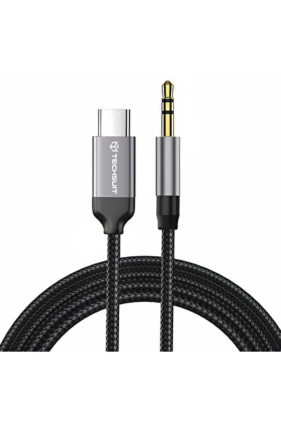 Techsuit Adaptor cablu Premium SoundShell (AC9) - USB-C la mufă jack de 3.5mm...