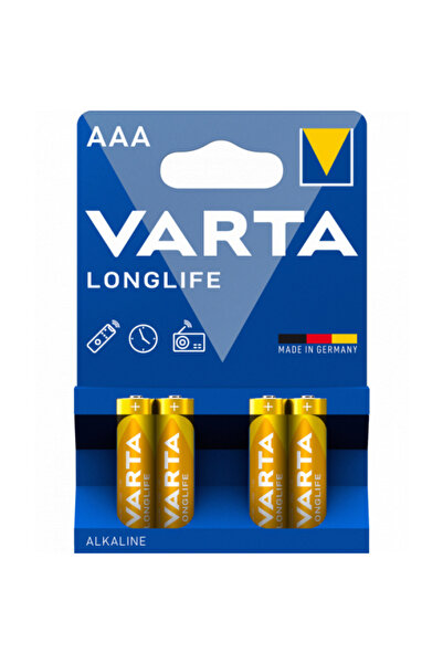 Varta Baterie Longlife 4903, AAA/ LR3, Set 4 bucati