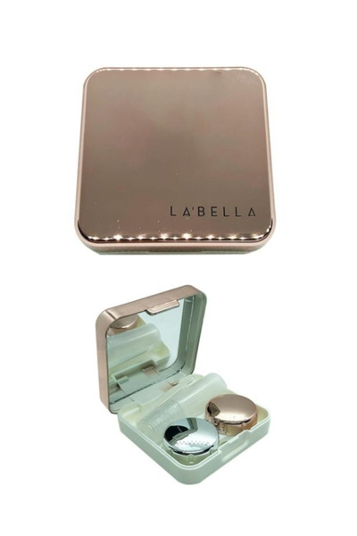 Labella Pembe Kare Lens Kabı