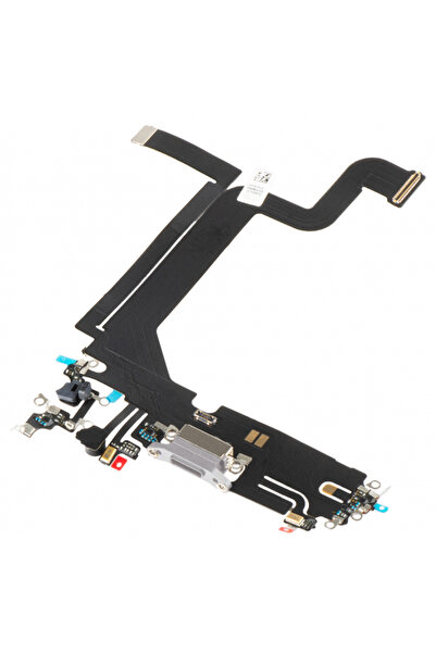 Aftermarket Конектор за зареждане - Микрофон Apple iPhone 14 Pro Max, Сребрист