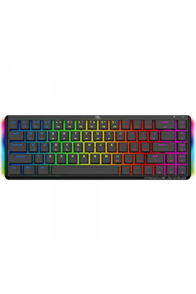 Proove Tastatura Gaming Wireless AFK, RGB, BT/ Wi-Fi/ Wired, 1.5m, Neagra WKA...