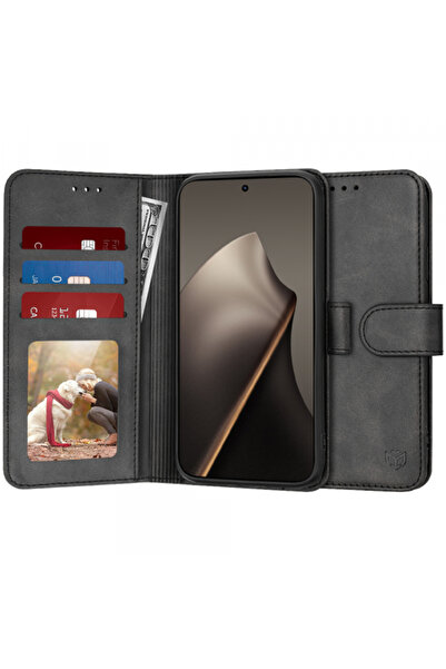 Stef's Cat Θήκη για Xiaomi 15T, Γάτα του Στεφ, Βιβλίο Ημερολόγιο, Μαύρο