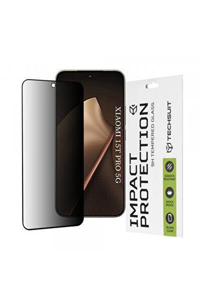 Techsuit Προστατευτικό οθόνης ιδιωτικότητας για Xiaomi 15t Pro, Σκληρυμένο γυ...