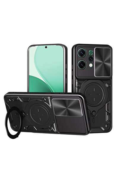 Stef's Cat Husa pentru Oppo Reno14, Stef's Cat, CamGuard Pro, Neagra