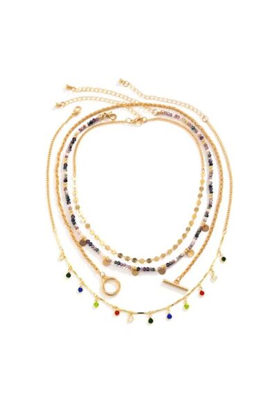 OEM Μποέμ Πολύχρωμο Κρυστάλλινο Κολιέ