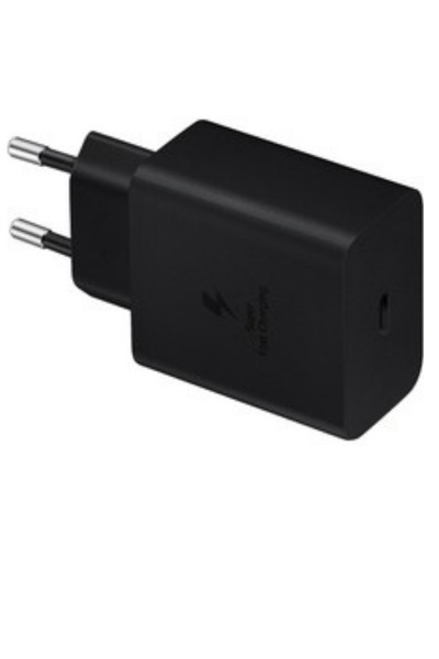 WMX TEKNOLOJİ Samsung EP-TA845 Type-C 45W Hızlı Şarj Cihazı Adaptör Kafası Siyah