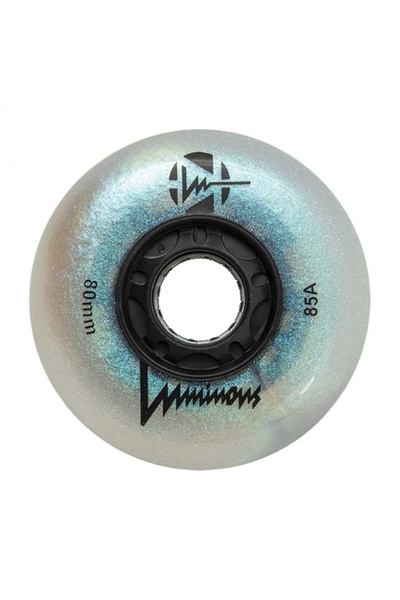 LUMINOUS 80MM/85A ΤΡΟΧΟΣ LED - ΜΑΥΡΗ ΠΕΡΛΑ (4 ΤΕΜ.)