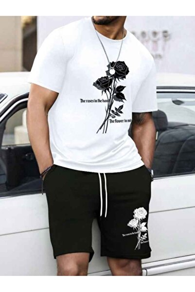 bellanova Silatrend Unisex Oversize Shorts Set Short Sleeve T-Shirt Comfortab...