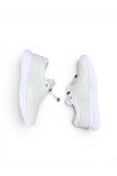 İYİSİNDEN SHOES Genuine Leather Women's Daily Shoes - Elastic Easy-To-Wear Or...