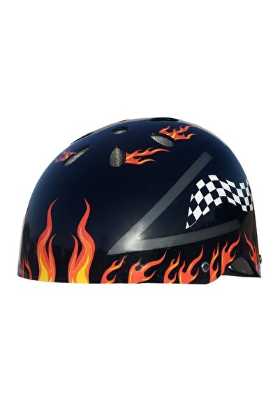 Street Jam Safety helmet with lights, Street Jam, Beamblitz, Size S, Black