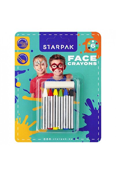 Starpak Creioane pentru pictura fetei, Starpak, 6 culori