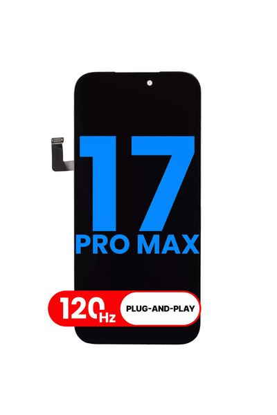 Apple iPhone 17 Pro Max Aftermarket Display Assembly AQ7 (120Hz)