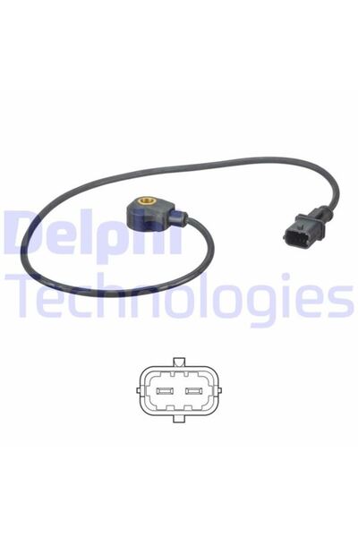 DELPHİ Vuruntu Sensoru Astra G 2.0 Z20let Vectra B 2.6 Y26se Omega B 2.5-2.6-...