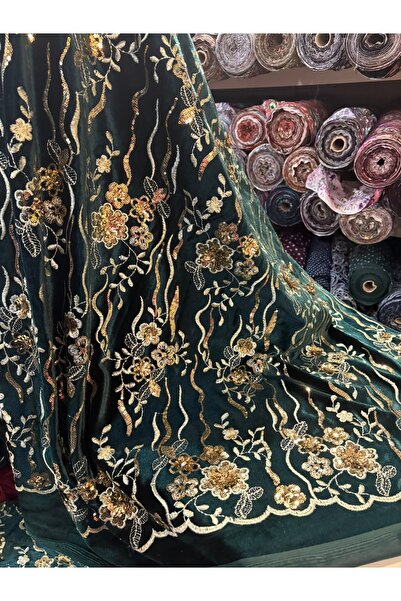 MEKİK MANİFATURA ΒΕΛΟΥΔΙΝΟ ΥΦΑΣΜΑ ΜΕ ΚΕΝΤΗΜΑ ΑΠΟ ΠΟΥΛΟΒΕΛΟΝΕΣ