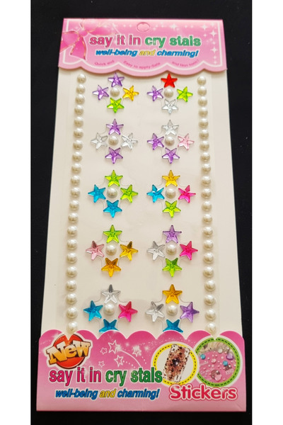 Modellino Kristal Sticker Charm Giraffe Yapışkanlı Choker Sticker Çıkartma Hı...