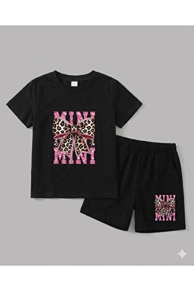 No Plan Girls' Minimini Printed T-Shirt and Shorts Set
