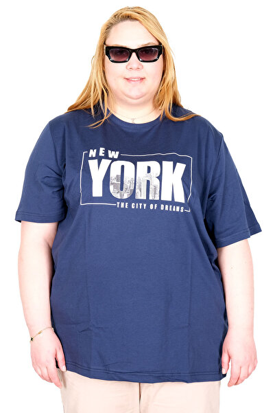 ModeXL Tricou pentru femei Mode XL True Plus Size cu guler bis New York U2611...