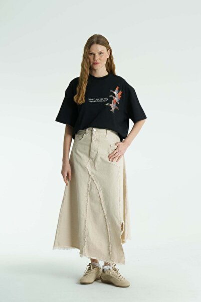 ZAVIXO Tricou oversize casual pentru femei, imprimat, confortabil, 100% bumbac