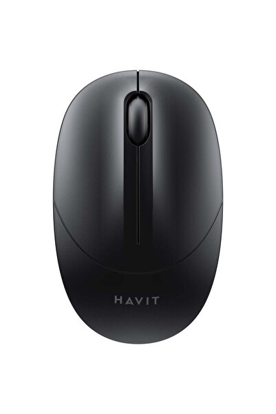 Havit MS54GT ασύρματο ποντίκι γραφείου, 1600 dpi, 3 κουμπιά, USB, Μαύρο