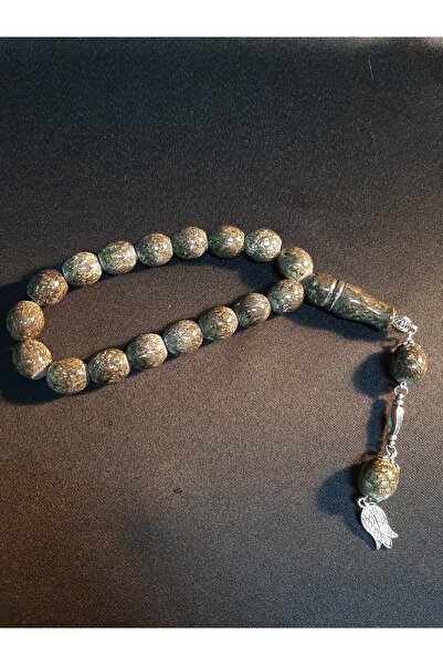 MRYart Granite Patterned Quality Glass Rosary