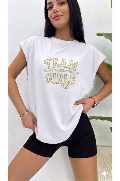 BW Bravely Wear TEAM GIRLS Γυναικείο μπλουζάκι αθλητικού τύπου με στάμπα και ...