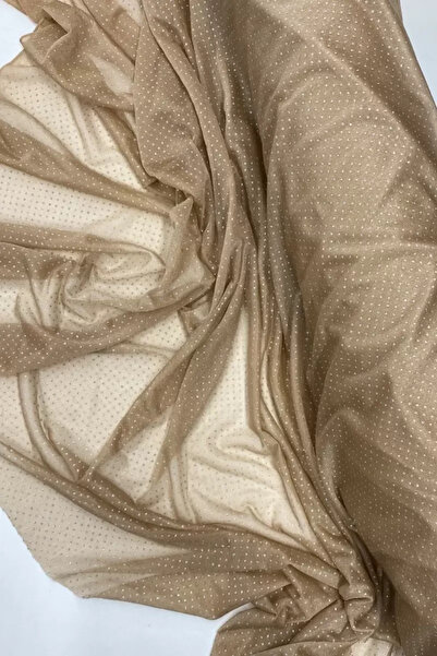 Mestore فستان سهرة لامع على شكل قطرة مطر مع شال من قماش التول ذهبي فاتح 28-A