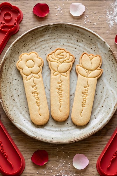 To Design Lab Mother's Day 3-Piece Mold Set 12 cm
