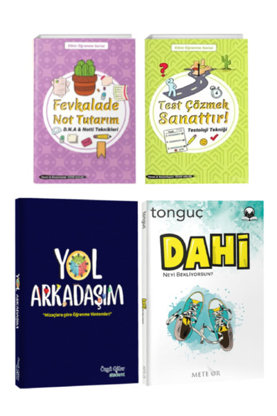Tonguç Yayınları Etkin Öğrenme Serisi: Fevkalede Not Tutarım+Test Çözmek Sana...