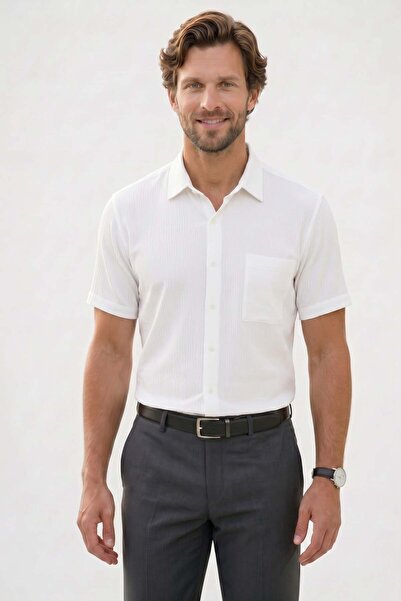 Tudors Ανδρικό πουκάμισο Relax Fit Comfortable Cut, 100% βαμβακερό ύφασμα Boh...