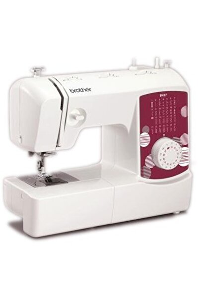 Brother Electro-mechanical household sewing machine BN27, 27 stitches, White/Red