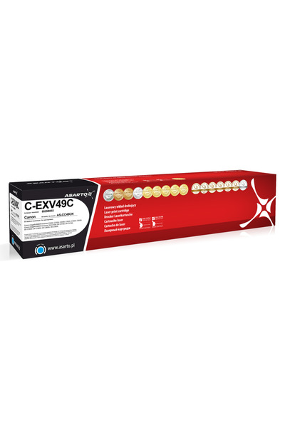 Other Asarto Toner Cartridge for Canon C-EXV49C | 8525B002 | 19000 str. | cyan