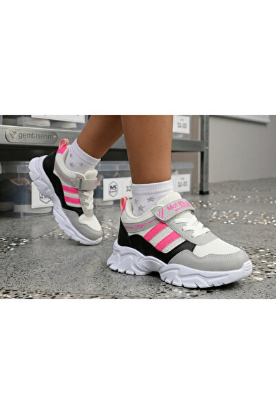 Kolay Giyilen Nefes Alabilen Hafif Unisex Çocuk Sneaker