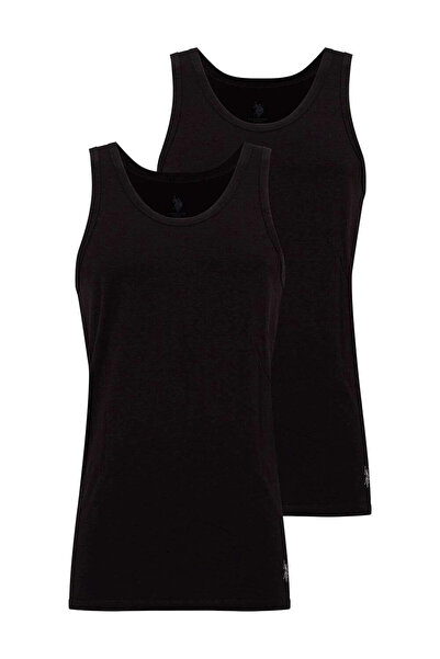 U.S. Polo Assn. Men's 80188 Black 2-Piece Athlete Set
