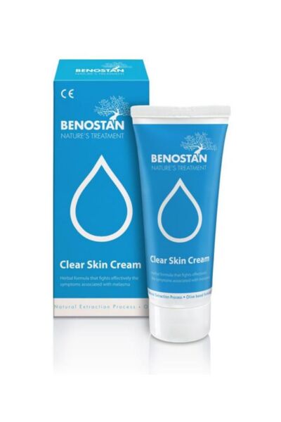 BENOSTAN Clear Skin | Natural Botanical Cream for Dark Spots & Even Complexion