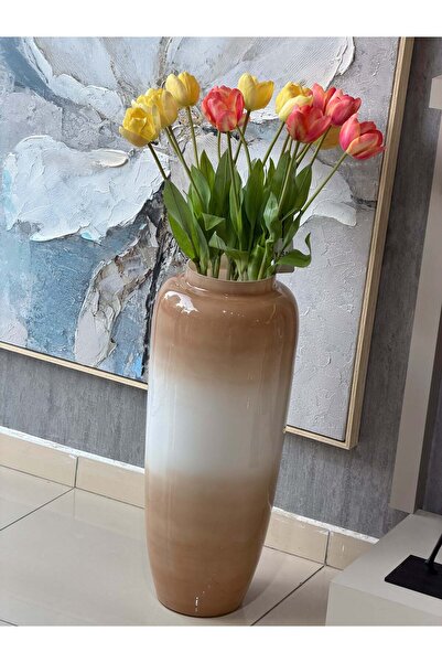 YASAR CONCEPT Ambrosia Cam Yer Vazosu 30x66 Cm