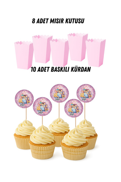 HAPPYLOOPPARTY Saja Boys Huntrix Demon Hunters K Pop Doğum Günü Mısır Kutusu ...