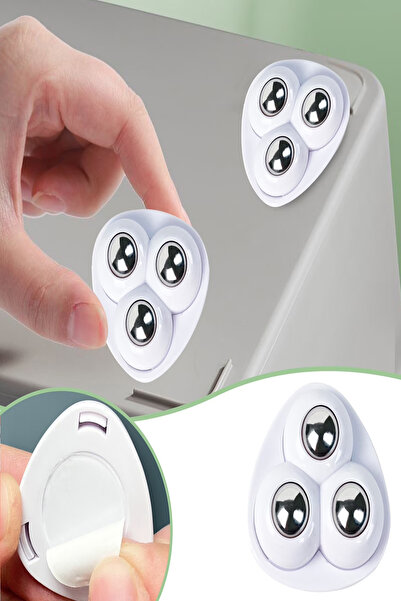 Tor Store 4'lü Set Mobilya Eşya Kaydırma Aparatı Kendinden Yapışkanlı 3 Bilye...