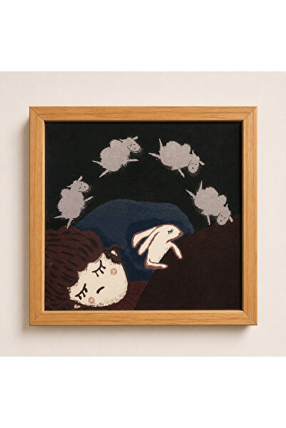 Home Dream Çerçeveli Poster - 24x24 cm