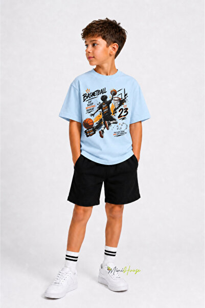 MiniHouse Košarkaške šortseve sa printom T-shirt set