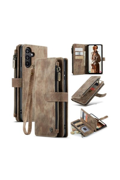 Caseme C30 Multifunctional Θήκη Πορτοφόλι Brown (Samsung Galaxy A16 4G / 5G)
