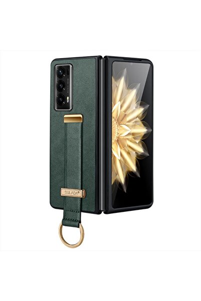 Sulada Fashion Series Θήκη με Βάση Στήριξης Green (Honor Magic V2 5G)