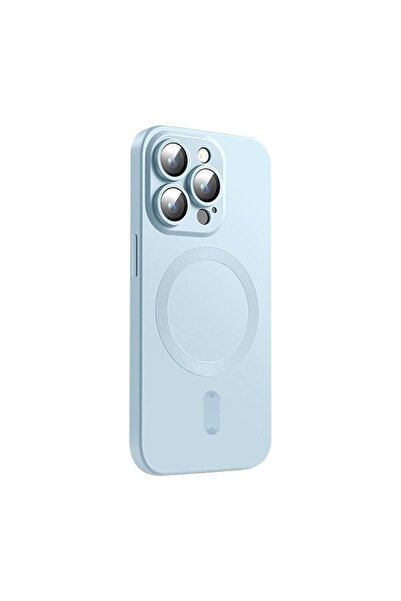 ENKAY MagSafe Matte Θήκη Σιλικόνης Light Blue (Apple iPhone 16 Pro Max)
