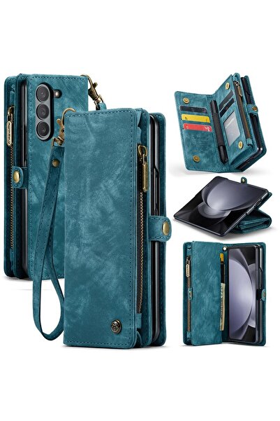 Caseme 008 Θήκη Πορτοφόλι Blue (Samsung Galaxy Z Fold5 5G)