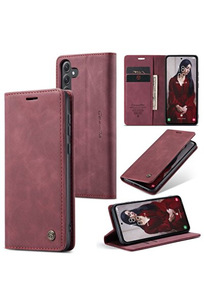 Caseme 013 Retro Θήκη Βιβλίο Red (Samsung Galaxy A35 5G)
