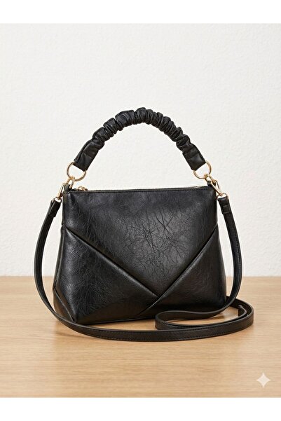 ZERVA QUEEN Washable Leather Drawstring and Cross Strap Women's Hand Shoulder...