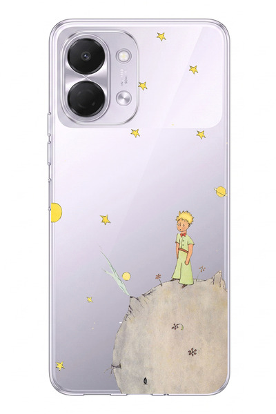 TechTree Tecno Spark GO 3 Uyumlu Küçük Prens Tasarımlı Baskılı Silikon Kılıf
