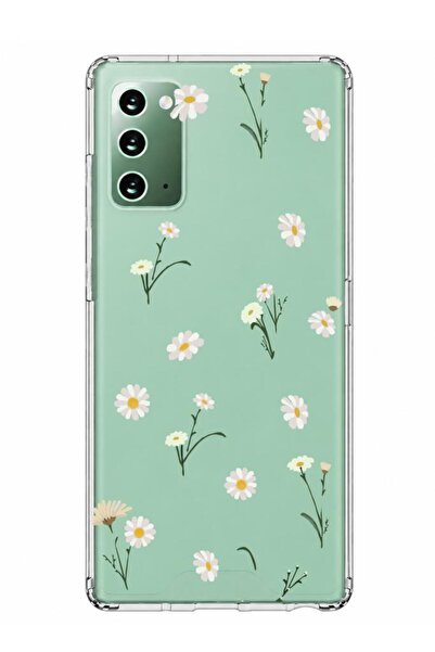 3GEN CASE Samsung Galaxy Note 20 Uyumlu Lüx Desenli Şeffaf Silikon Kılıf