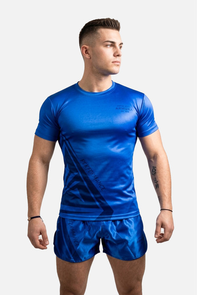ARMURA Tricou Performance Albastru Junior