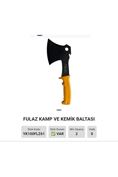 KAMP VE KEMİK BALTASI