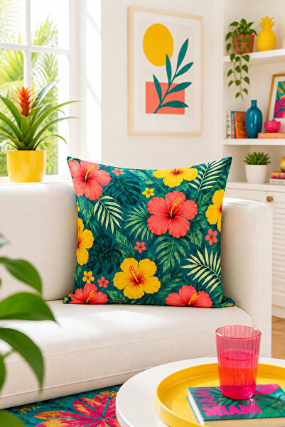 Bertille Home Σειρά Pop Art Κάλυμμα μαξιλαριού διπλής όψης με ψηφιακή εκτύπωση